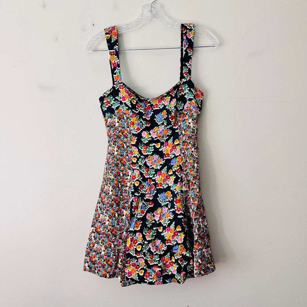 For Love And Lemons Floral Mini Dress Women’s Size XS - Picture 1 of 8